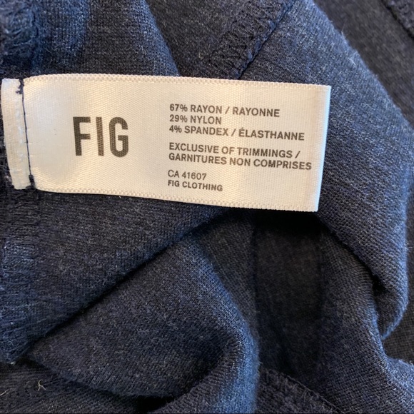 FIG Blue Tunic Sweatshirt. - Picture 6 of 6